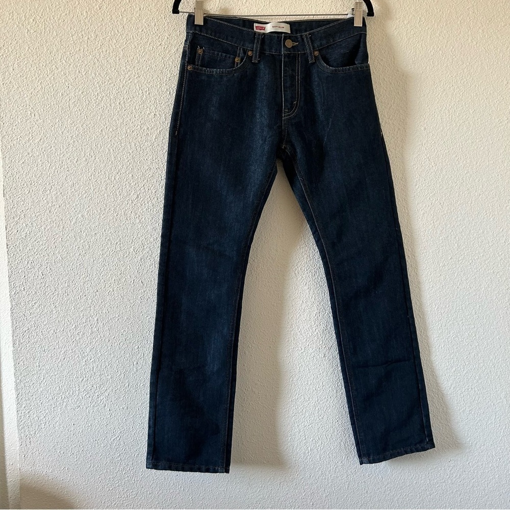 Levi’s Women’s 511 Slim Jean 16 28x28 Dark Wash Blue Casual Dressy Rodeo Western